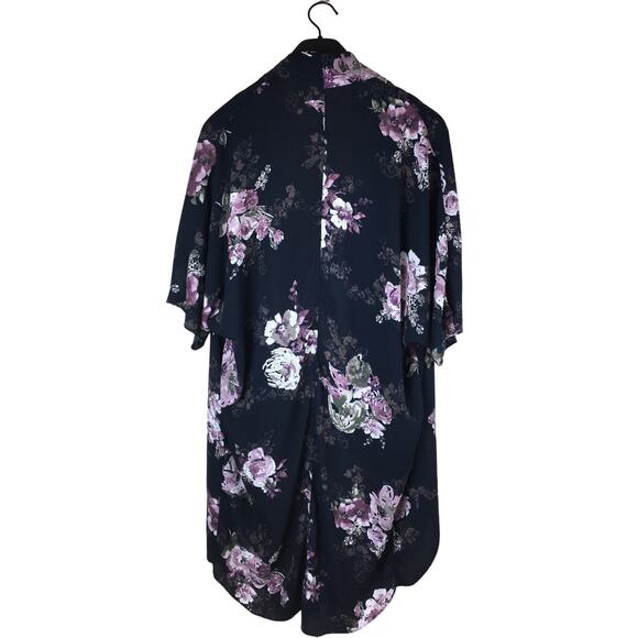 Everly Cardigan Jacket Womens Large Oversized Duster Romantic Floral Whimsigoth - Picture 7 of 7